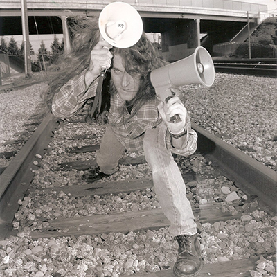 Kenny bw train tracks old